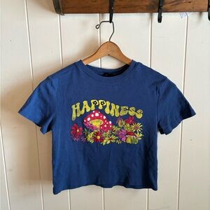 Urban Outfitters Mushroom Shirt Happiness